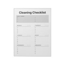 Cleaning Checklist Planner
