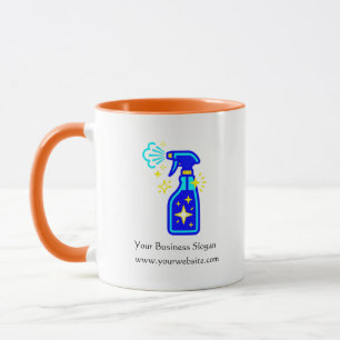 Cleaning Company Business Logo Mug