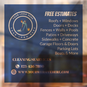 Cleaning Company Custom Logo Cleaning Service