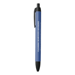Cleaning Company Custom Logo Cleaning Service Black Ink Pen