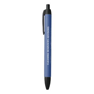 Cleaning Company | Custom Logo Cleaning Service Black Ink Pen