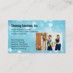 Cleaning Crew House Keepers Business Card