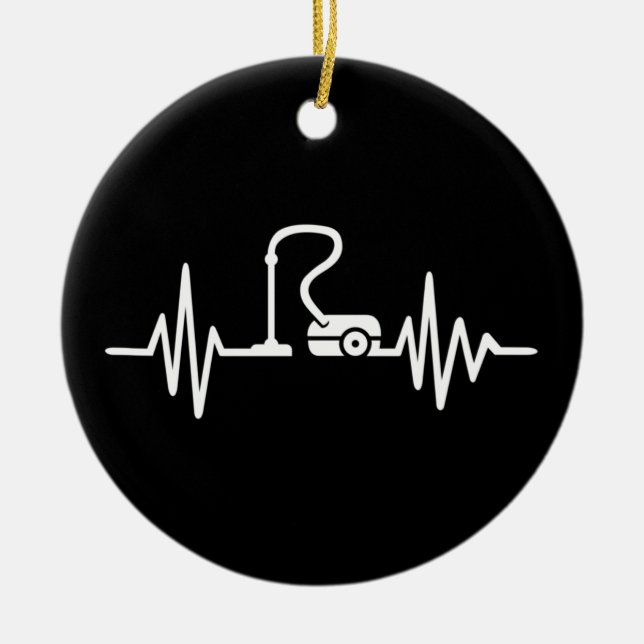 Cleaning frequency ceramic ornament (Front)