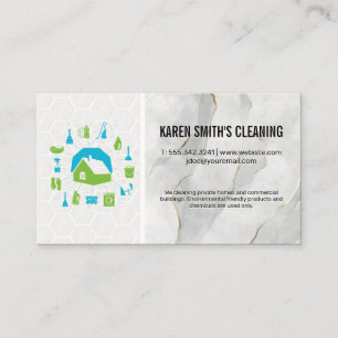 Cleaning Home Services Logo   Maid   Sanitising Business Card