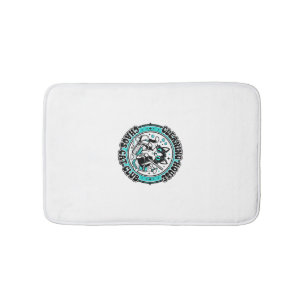 Cleaning House Chaos Cat Pet Lover Shirt Art - Cle Bath Mat