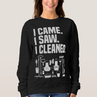 Cleaning  House Cleaner And Housekeeper Sweatshirt