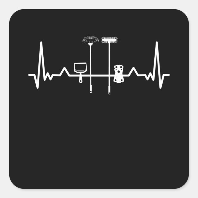 Cleaning Housekeeping Housekeeper Gift Square Sticker (Front)