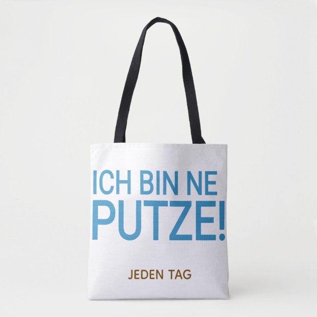 Cleaning lady quote funny cleaning tote bag (Front)