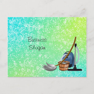 Cleaning Maid Service Promo Postcard