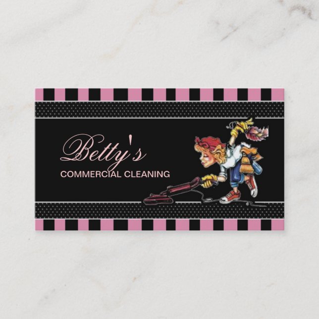 Cleaning Service Business Card (Front)