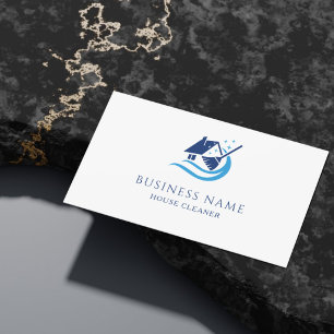 Cleaning Service Business Card   Minimal