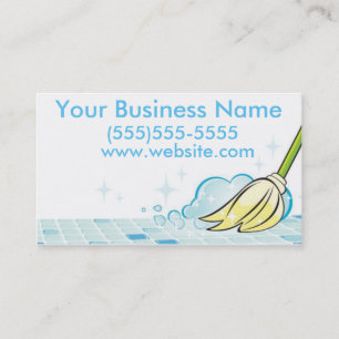Cleaning Service Business Cards