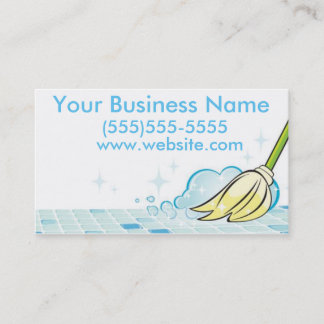 Cleaning Service Business Cards