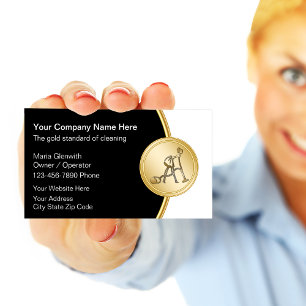 Cleaning Service Business Cards