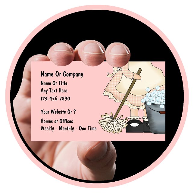Cleaning Service Business Cards (Creator Uploaded)