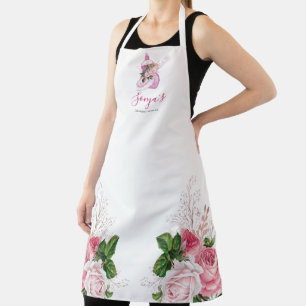 Cleaning Service Floral Business dish soap Apron