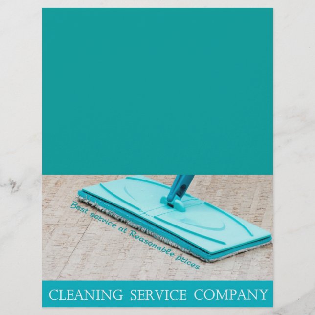 Cleaning service flyer (Front)