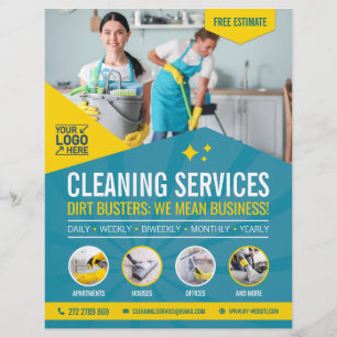 Cleaning Service Flyer Template