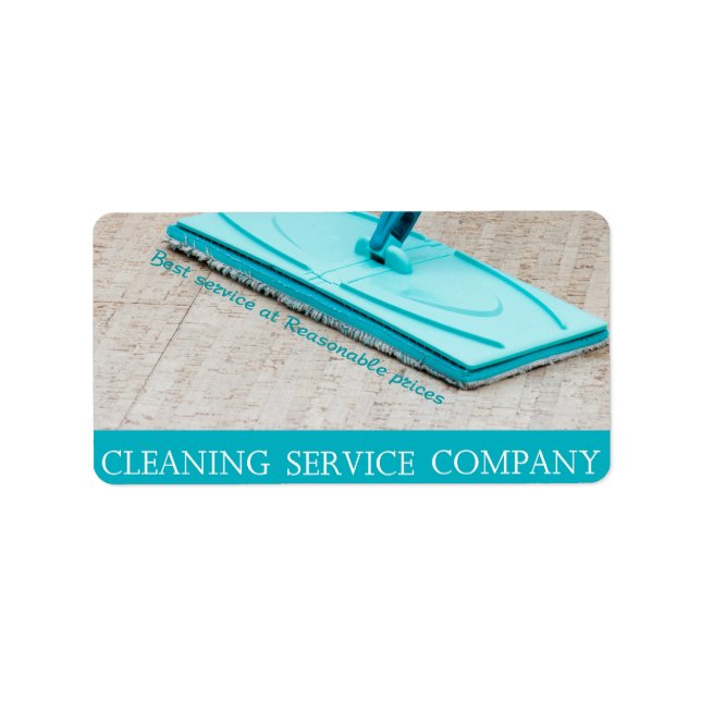 Cleaning service label (Front)