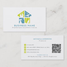 Cleaning Service Modern Logo & QR Code