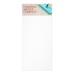 Cleaning service rack card