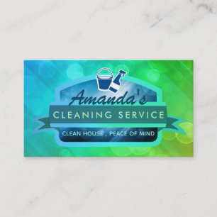 Cleaning Service Slogans Business Cards