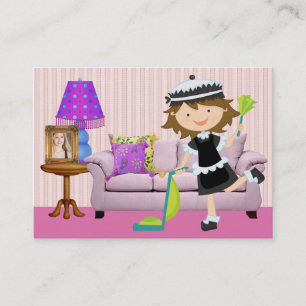Cleaning Service - SRF Business Card