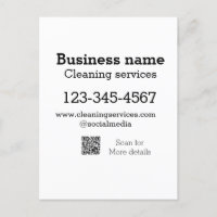 Cleaning services add number website email address