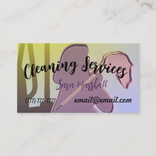 Cleaning Services Business Card