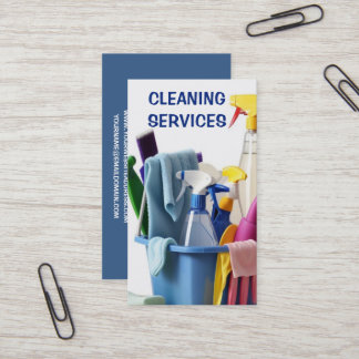 Cleaning Services Business Card