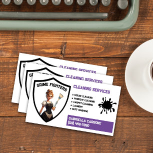 Cleaning Services Business Card