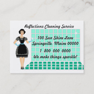 Cleaning Services Business Card