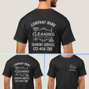 Cleaning Services Business Logo  T-Shirt