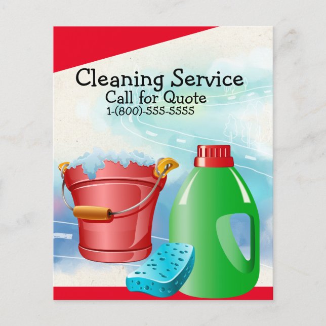 Cleaning Services Flyer (Front)