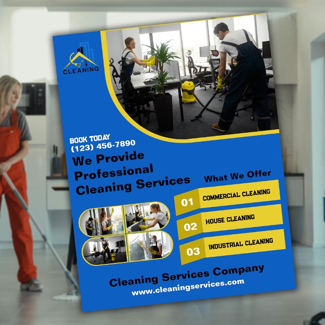 Cleaning Services Flyer (Creator Uploaded)