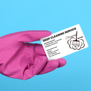 Cleaning Services   Maid Cleaning   Home Service Business Card
