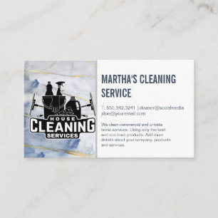 Cleaning Services Maid Cleaning Tools Business Business Card