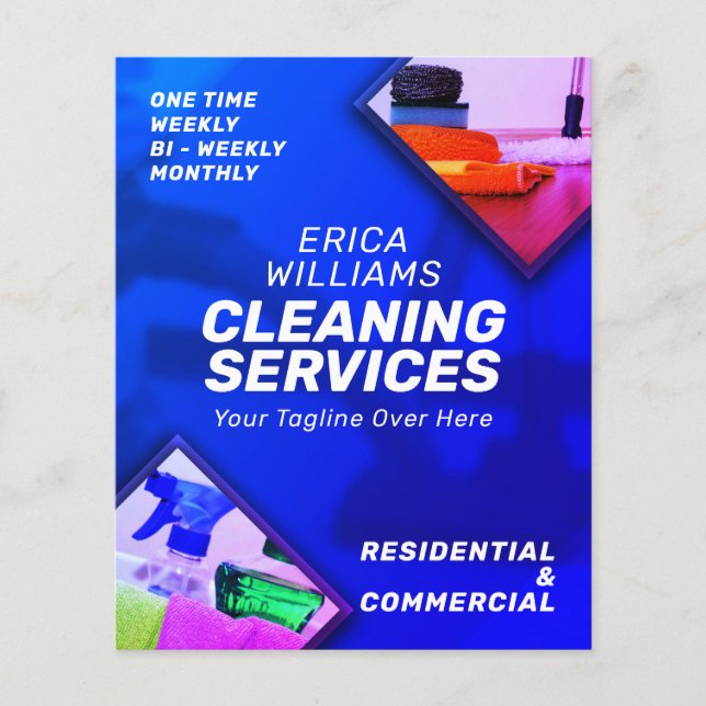 Cleaning services modern  flyer (Front)