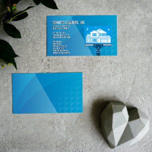 Cleaning Services   Window Cleaners Squeegee Business Card