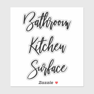 Cleaning Spray Bottle Labels