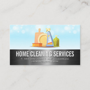 Cleaning Supplies Logo   Cleaner Business Card