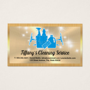 Cleaning Supplies   Sparkle   Gold Metallic