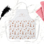 Cleaning Tools Professional Maid & House Cleaning  Apron<br><div class="desc">Professional maid & house cleaning services apron. Our Design features an elegant cleaning pattern that combines: a mop,  bucket,  vacuum,  spray bottle,  and feather duster. Customise with your business name or add your logo. All illustrations and logos are original artwork by Moodthology Papery</div>
