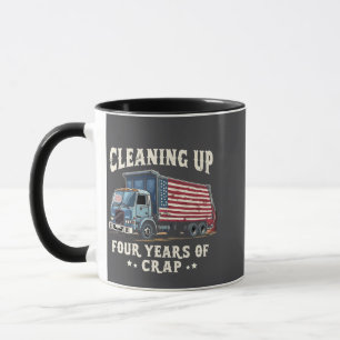 Cleaning up Your 4 years Trump Garbage Inaguration Mug