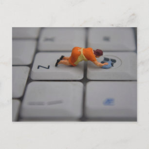 Cleaning Windows Postcard