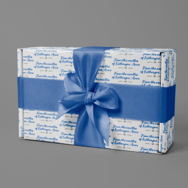 Clear Blue From the Needles Of Wrapping Paper (Creator Uploaded)