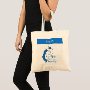 Clear Blue I Feel Knitty, Oh So Knitty Tote Bag