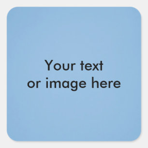Clear blue sky photo template square sticker