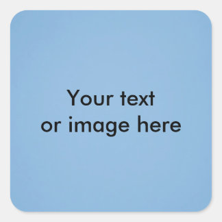 Clear blue sky photo template square sticker
