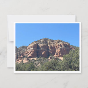 clear blue sky postcard